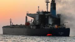 هجوم على ناقلة نفط في مضيق هرمز و Sailorين في عداد المفقودين