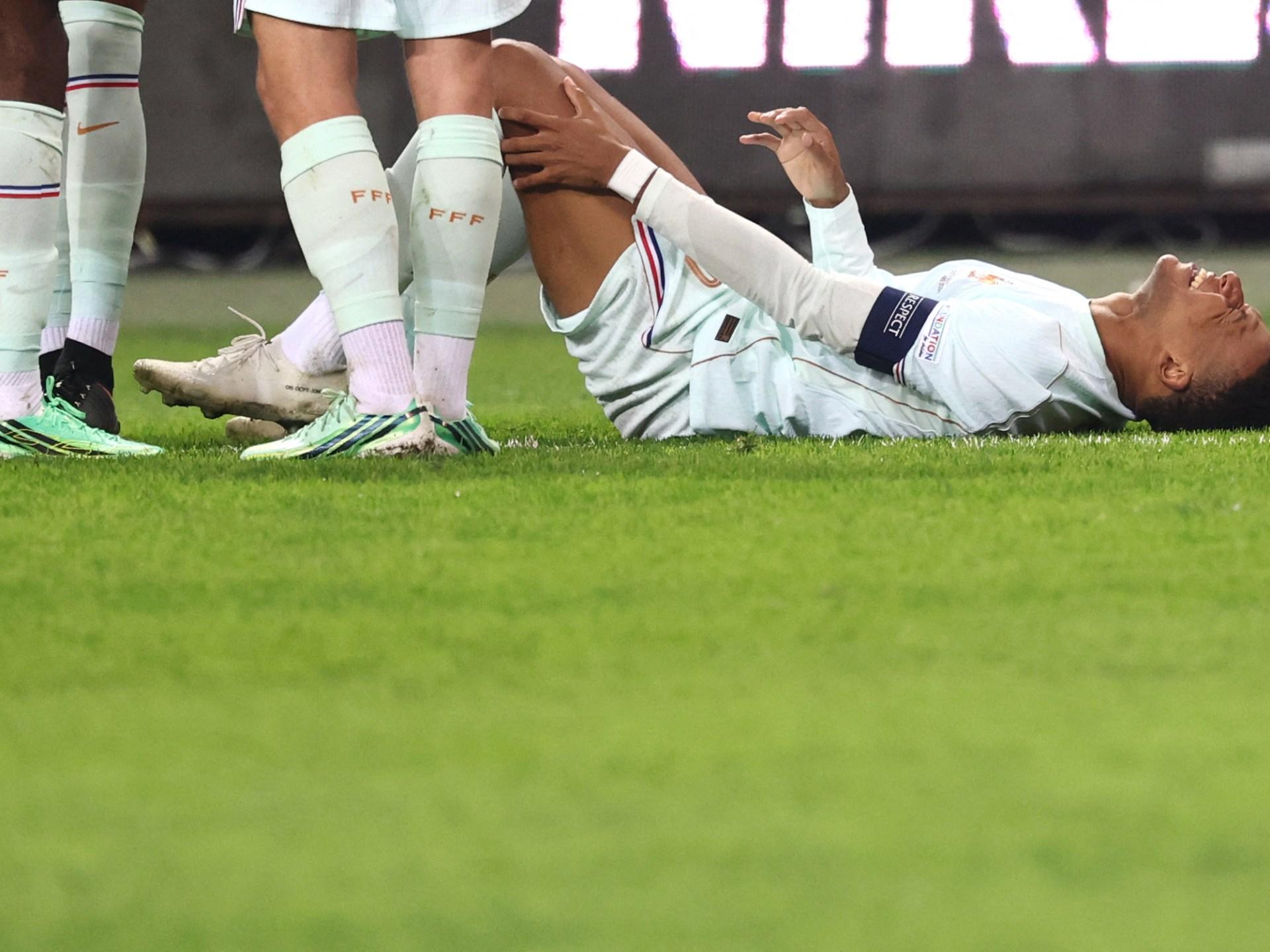 إصابة مبابي تبعده عن الملاعب لمدة أسبوعين