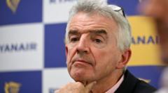 الرئيس التنفيذي لـ Ryanair يعتذر عن تصريحات "مغتصبي الرحلات الجوية"