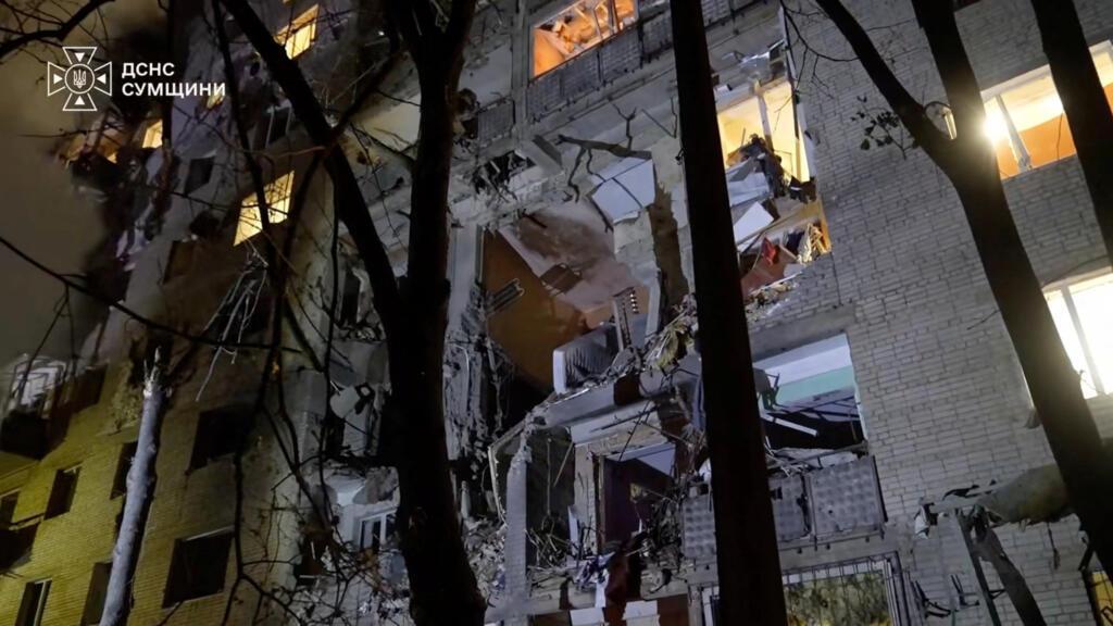 Live: Russian strike on apartment building in Ukraine's Sumy kills at least two