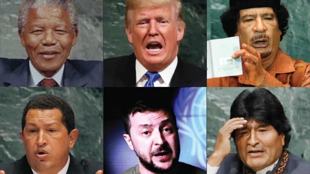 من قال هذه العبارات الشهيرة في الجمعية العامة للأمم المتحدة؟