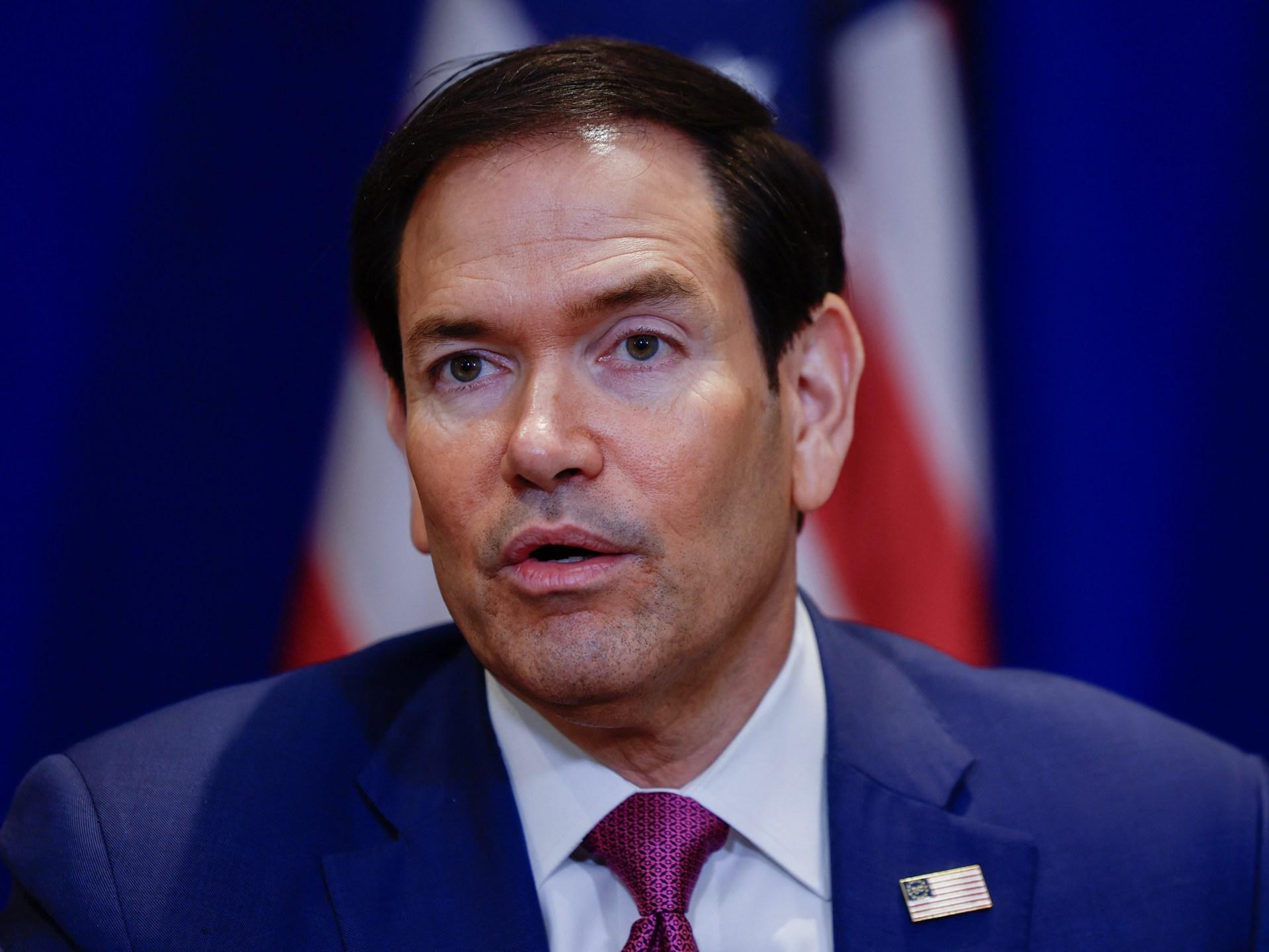Rubio يدافع عن قرار البيت الأبيض حظر CNN وMS NOW وPolitico
