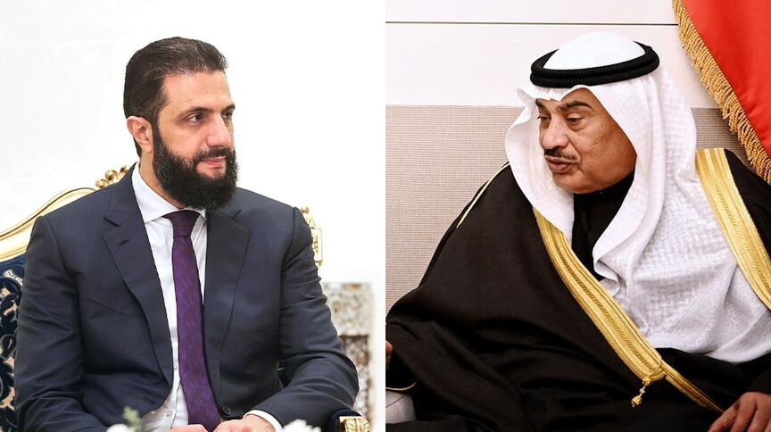 الرئيس السوري وولي عهد الكويت يبحثان العلاقات الثنائية والقضايا الإقليمية