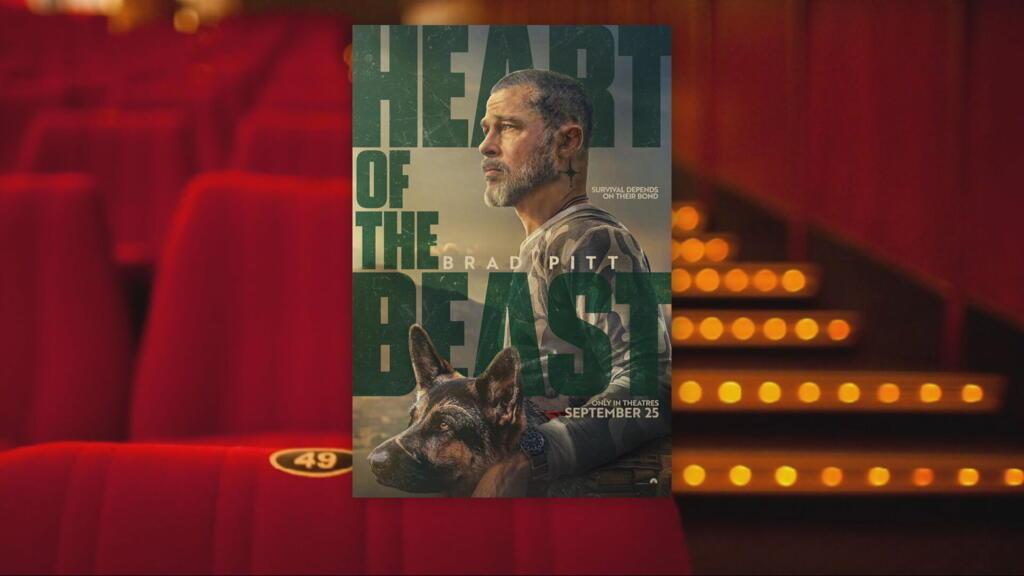 براد بيت وحيوانه الأليف في أفلام الأسبوع