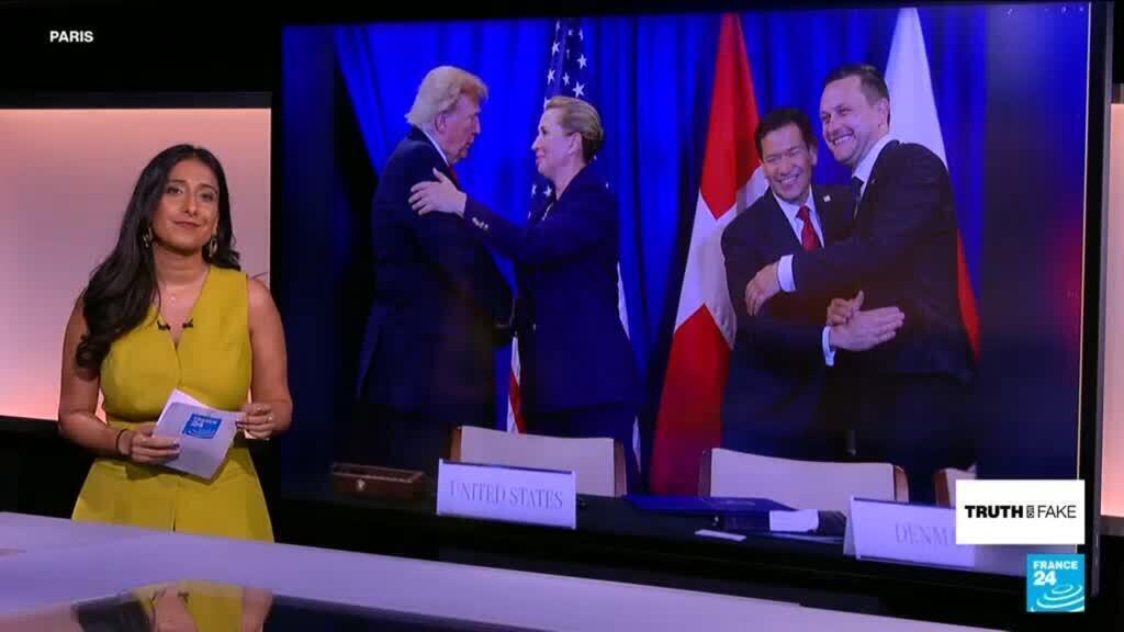 فيديو فيروسى يثير ادعاءات أن الدنمارك أرسلت رسائل ساخرة لترامب وروبيو