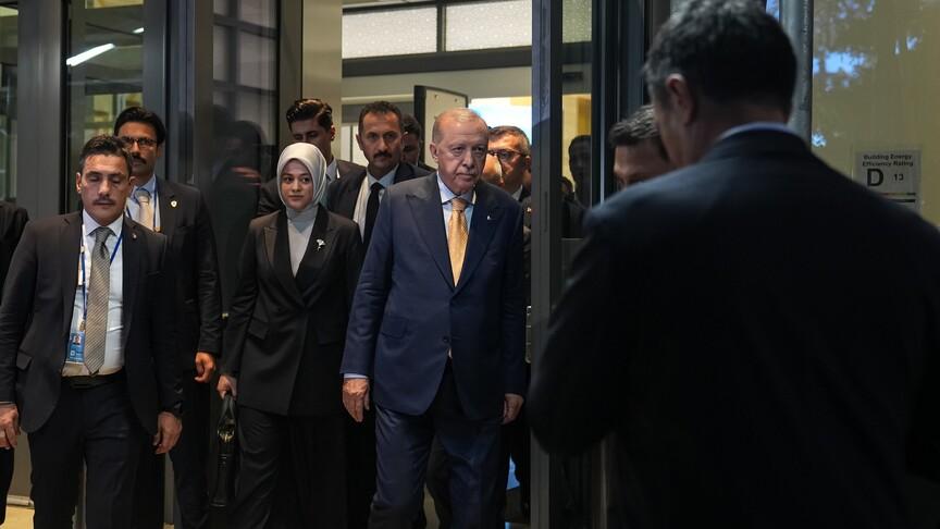 الرئيس أردوغان يحضر استقبال ترامب لقادة العالم في نيويورك