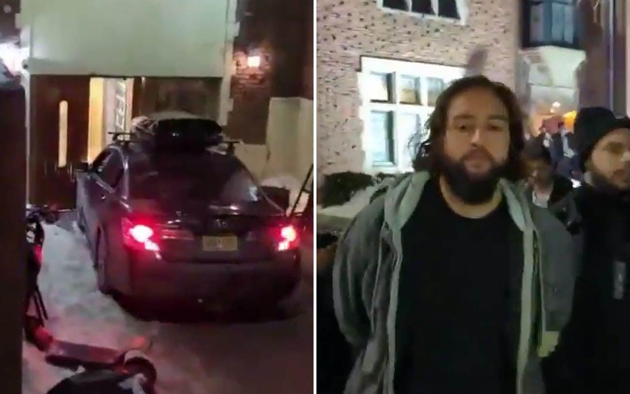 سائق سيارة يندمج إلى مقر شابات تشابد في نيويورك يحصل على حكم الخدمة