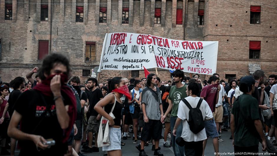 Italy: Protests in Bologna over death of immigrant in police custody