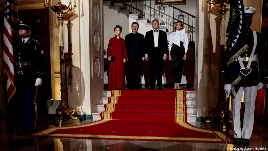 دونالد ترمب يكرم شى Jinping بعشاء رسمي ضخم في واشنطن