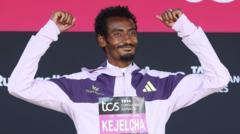 يوميف كيجلتش يحطم سجل العالم لسباق نصف الماراثون