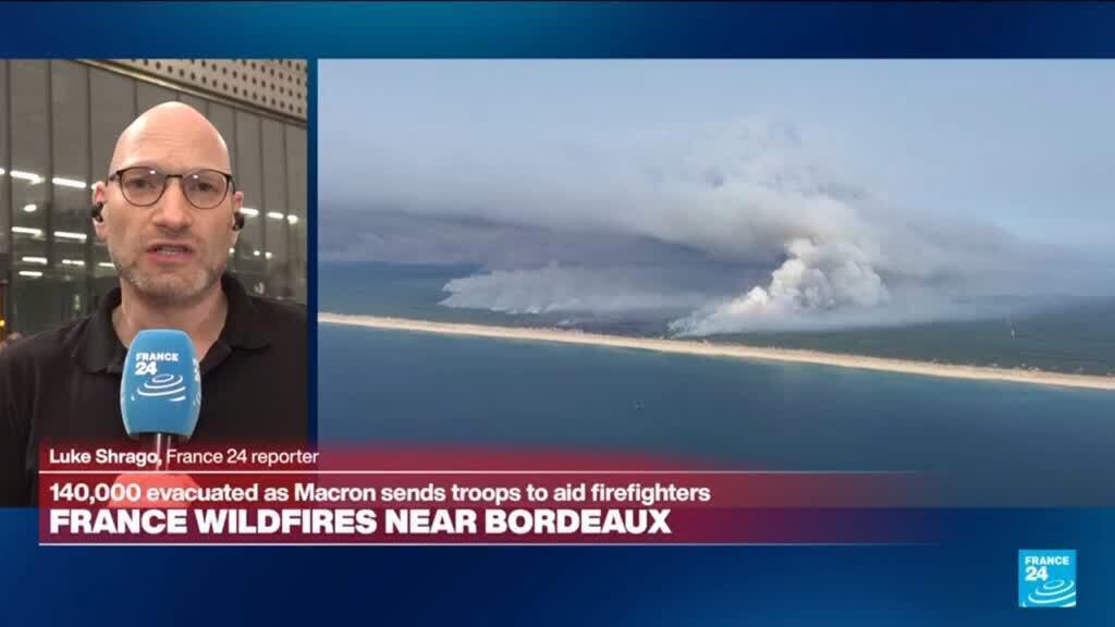 حرائق غير مسبوقة في فرنسا: جنوب غرب فرنسا يواجه حريقين هائليين