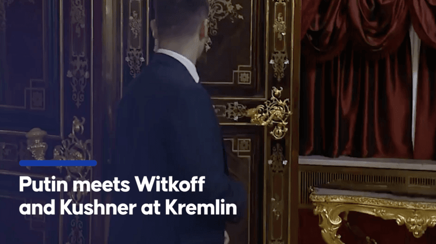 Putin يبدأ محادثات الحرب في أوكرانيا مع المبعوثين الأمريكيين في موسكو