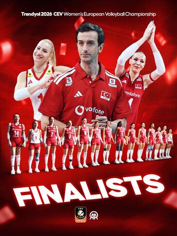 Türkiye تحقق الفوز على صربيا وتتأهل لنهائي بطولة EuroVolley
